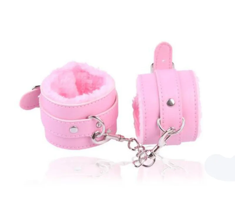 Sex Game Handcuffs PU Leather Restraints Bondage Cuffs Roleplay Costume Tools Sex toys for Couples