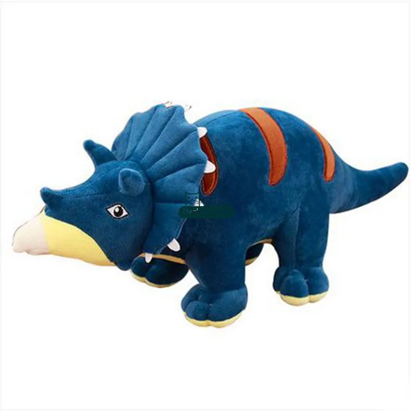 Dorimytrader Neue Pop 120 cm Riesige Weiche Anime Triceratops Plüsch Spielzeug 47 zoll Gefüllte Cartoon Dinosaurier Puppe Kissen Kind Kinder geschenk DY61729