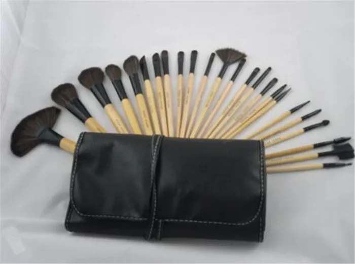 Pennelli trucco professionale Set da 32 pezzi 24 pezzi Pennello trucco cosmetico completo portatile Strumento Fondotinta Ombretto Pennello labbra con borsa