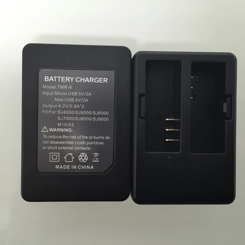 Chargeur de batterie USB Double chargeur pour Eken H9 H9R H3 H3R H8PRO H8R H8 PRO SJCAM SJ4000 SJ50003759725