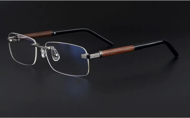 Designer Highgrade Hua LimemetalpurePlank Noble Golden Glass Cadre Rimless Male Male Male Stume.