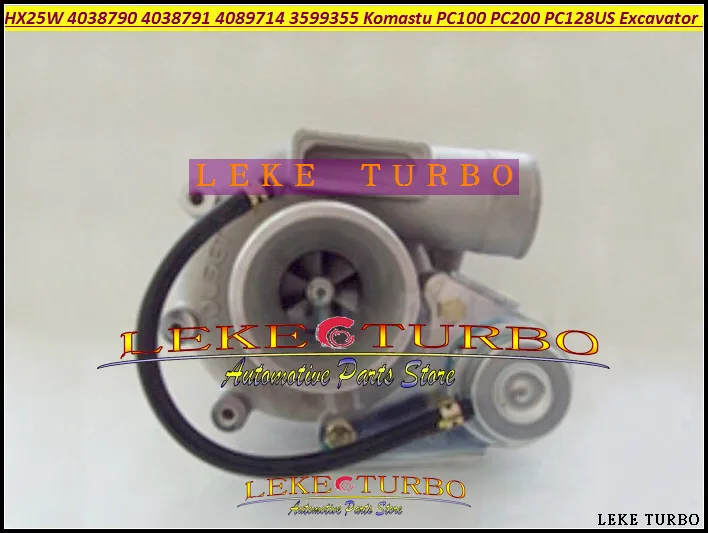 HX25W 4038790 4038791 4089714 3599355 Turbo For Komastu Excavator 2004- PC100 PC200 PC128US Hyundai R130 Engine Turbocharger (1)