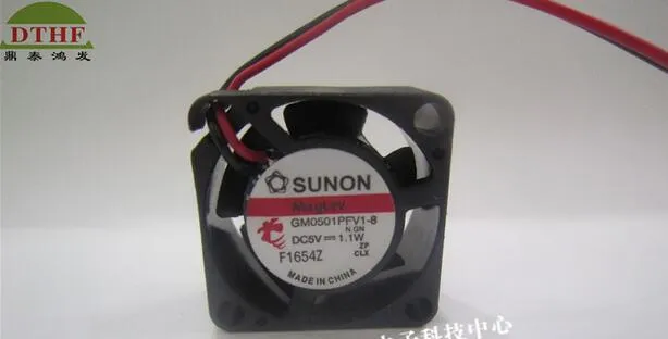 SUNON 2010 5V 2CM GM0501PFV1-8 1,1W 2 LINE LINE LUGE AIR Volume Micro wentylator