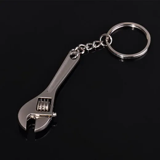 Paslanmaz çelik Ayarlanabilir Aracı Anahtarı Anahtarı Anahtarlık Yüzük Anahtarlık E00111 ONET