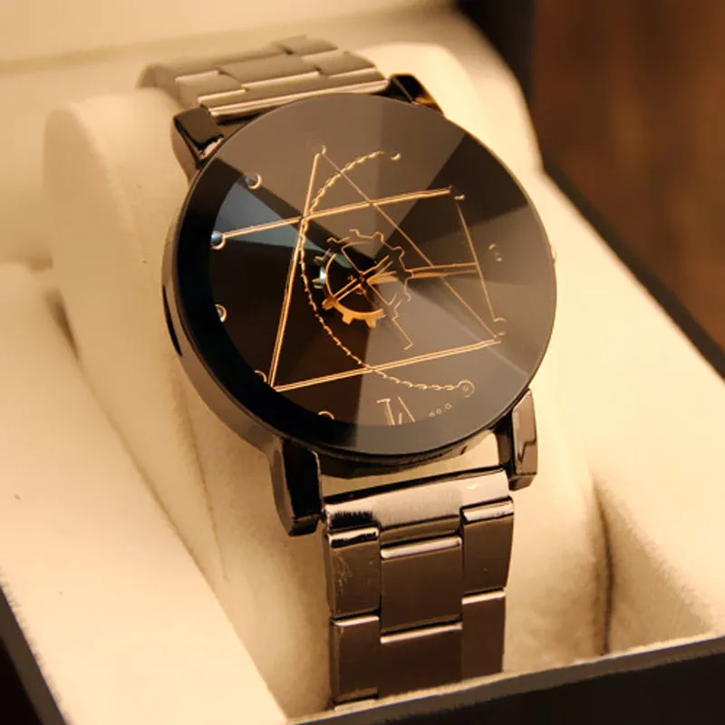 Montre de luxe en acier inoxydable pour l'homme