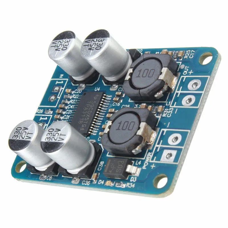 Freeshipping TPA3118 PBTLSingle-Channel Digital Amplifier Board Power Amplifier Power 1x60W 46 * 35mm Amplifier Boards