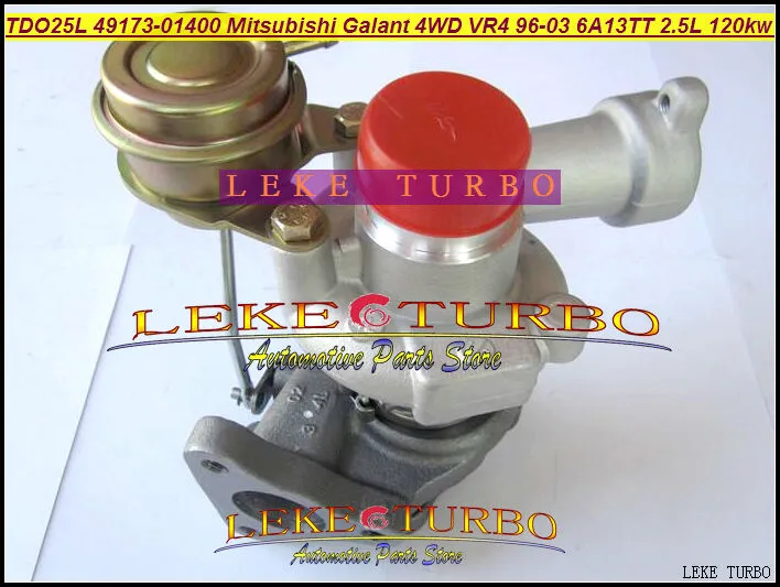 TD025L 49173-01400 49173 01400 MD181384 Turbo 4917301400 Per Mitsubishi Galant 4WD VR4 1996-03 6A13TT 2.5L 120KW Turbocompressore