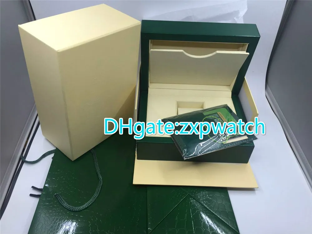 Top grade green wooden brand watches' box hot sale but not sell in single have to order together with watch