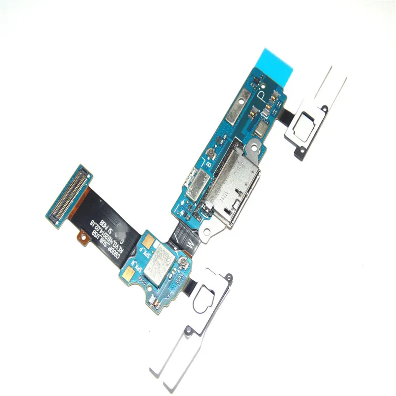 50 stücke OEM-Ladegerät Ladegerät Dock Port-USB-Flexkabel für Samsung Galaxy S5 G900A G900V G900P G900F Kostenlose DHL