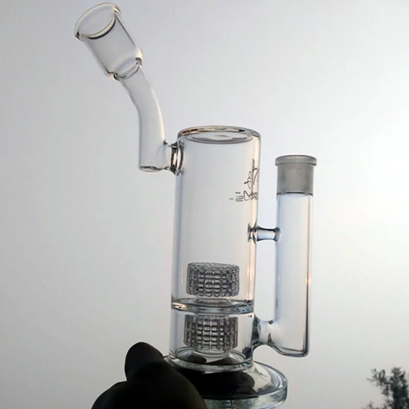 Mobius Matrix sidecar bong in vetro gabbia uccelli vetro perc Bong in vetro spesso tubi fumare acqua Famale Dimensioni giunto 18,8 mm