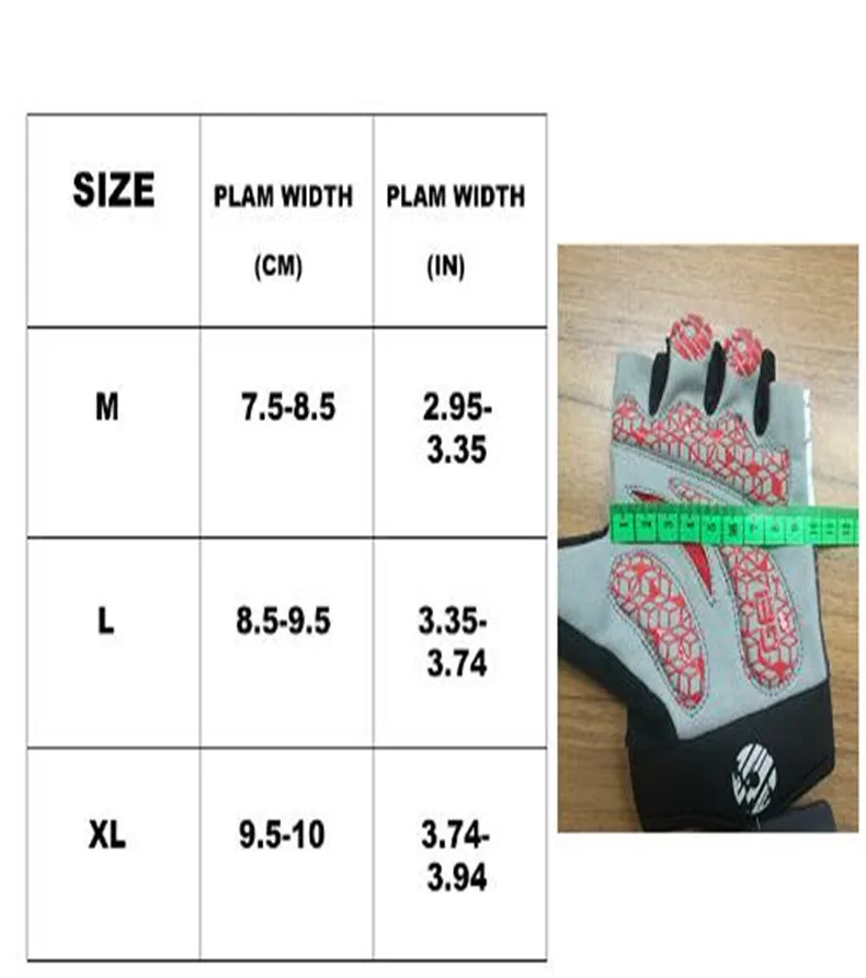 2017 Excelente Unisex Metade Dedo Ciclismo Luvas Nylon Road / MTB Bicicleta Luvas Respirável Anti-choque Esportes Bicicleta Luvas Guantes Ciclismo