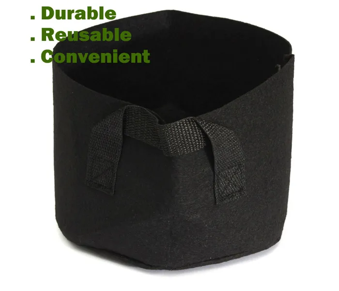 Wholesale Round Non-woven Fabric Plant pots Pouch Root Container Grow Bag Aeration Vegetable Container Garden Planters