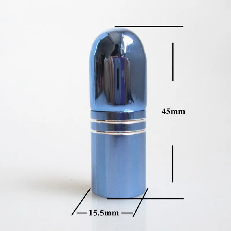 3 ml Cam Rulo Şişe Mini Uçucu Yağ Şişesi Doldurulabilir Tiny Parfüm Cam Şişeler 7 Renkler Ücretsiz Kargo F201744