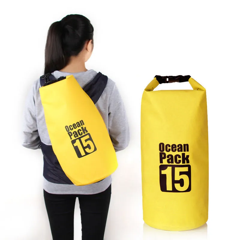 2L 3L 5L 10L 15L 20L 30L Waterproof Dry Storage Bag Outdoor Sport Swimming Rafting Kayaking Sailing Canoe2526765