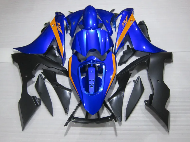 Injection mold 100% fit for Yamaha YZFR1 2004 2005 2006 blue black fairing kit YZF R1 04 05 06 OT19