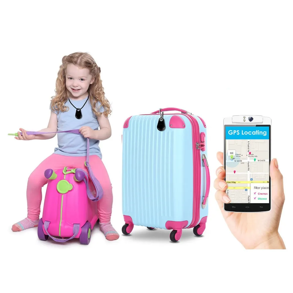 Mini GPS Tracker Wireless Key Finder Allarme 8g Ricerca oggetto bidirezionale bambini, animali domestici, anziani, portafogli, automobili, pacchetto di vendita al dettaglio del telefono