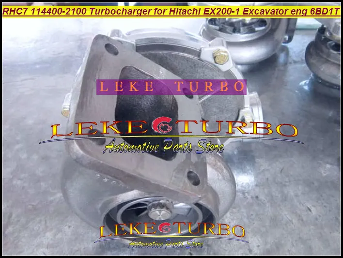 RHC7 114400-2100 Turbo TURBINE Turbocharger for HITACHI EX200-1 Excavator Engine 6BD1T (3)