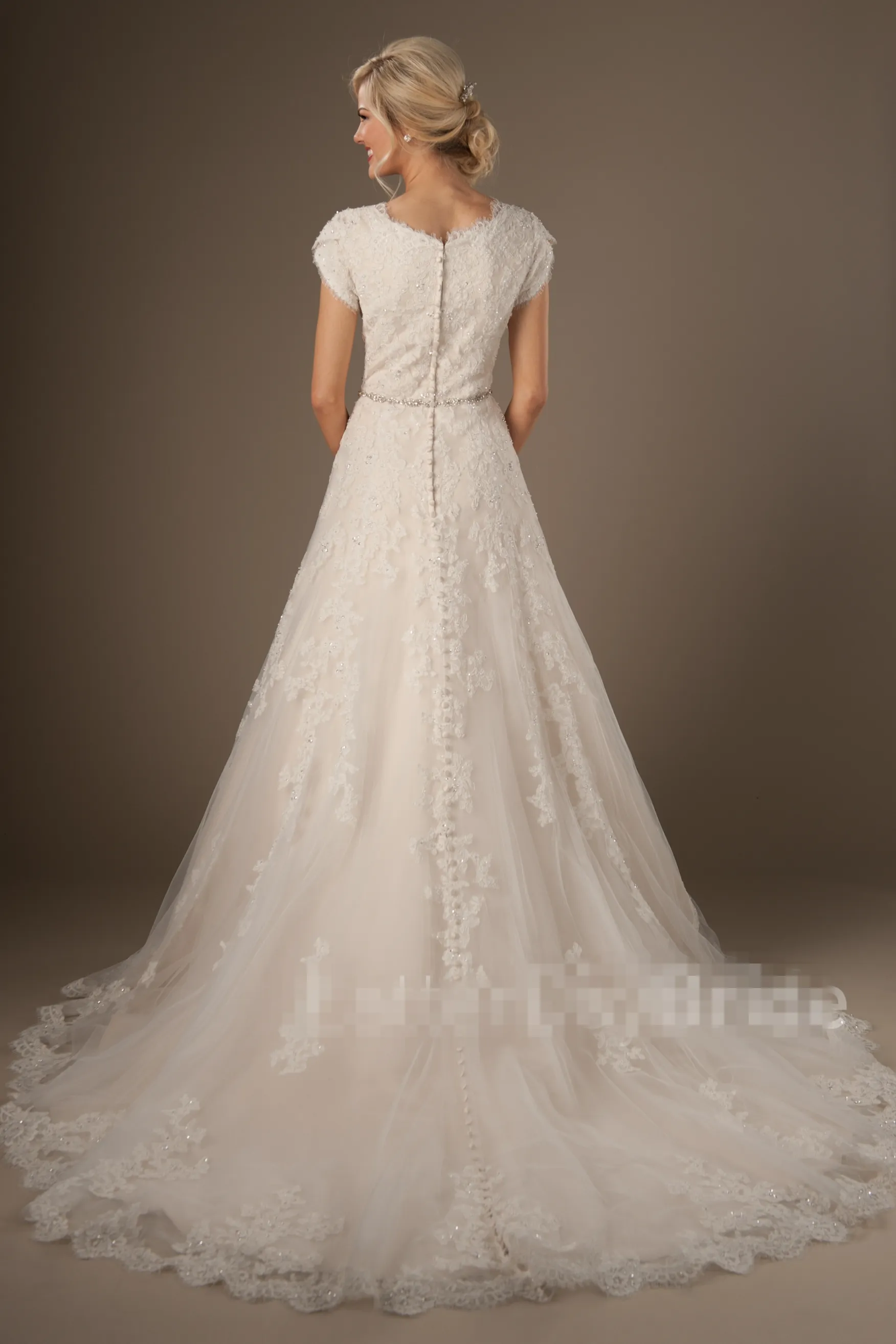 western-style wedding dresses The Emily Wedding Gown main image 0