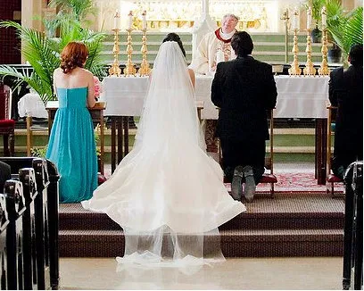 Voile de mariée à deux couches, longueur cathédrale 3M, blanc ivoire, Champagne, bord coupé avec peigne, voile de mariée 919
