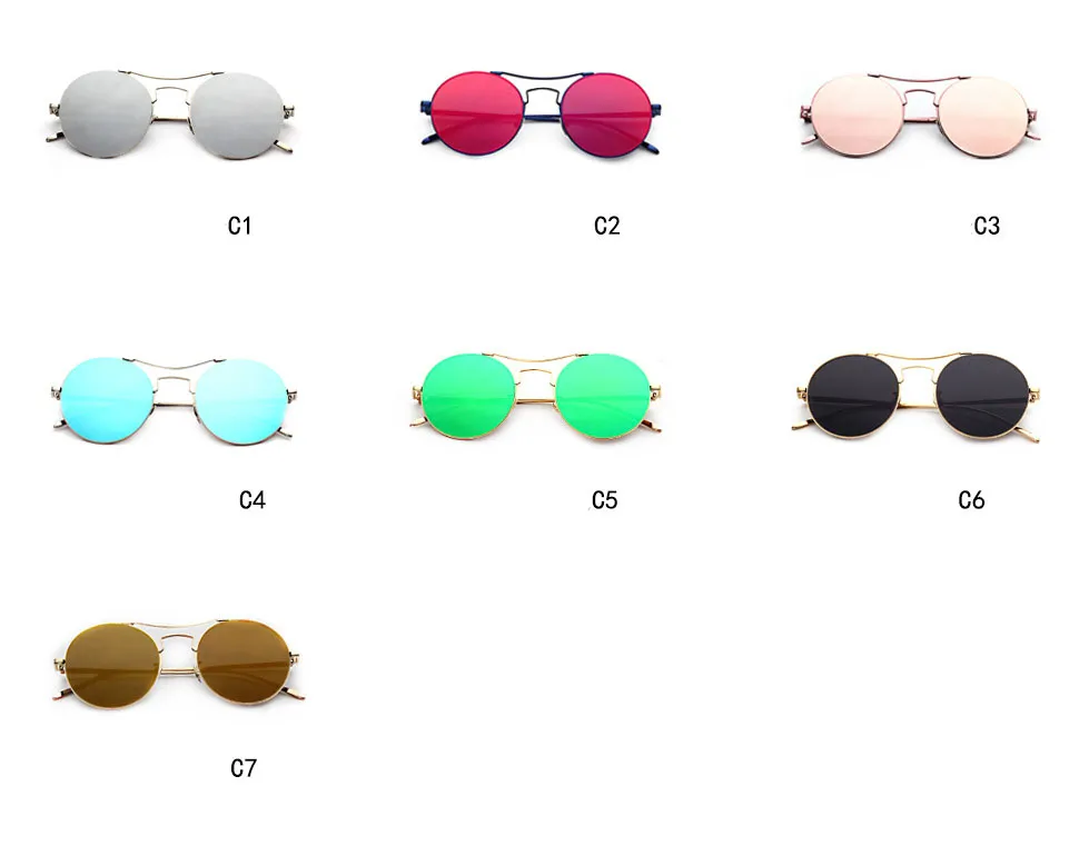 Korean Trend V Brand Sunglasses Reflective Sunglasses Tide Men And