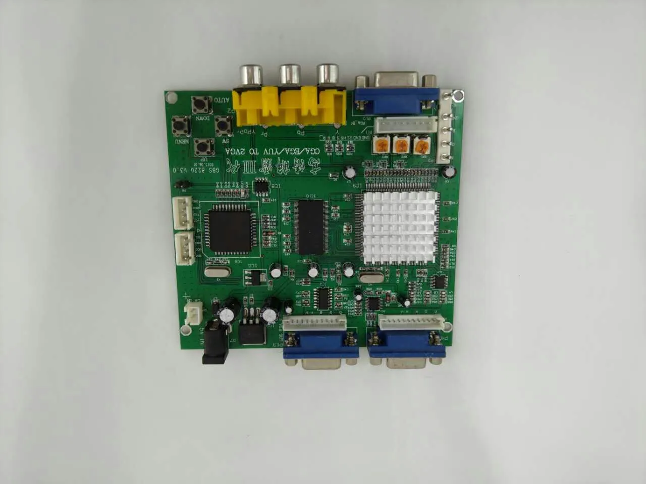 Original GBS-8200 EGA CGA RGB para VGA GAME Placa Conversora de Vídeo 1 VGA Output Game Converter Board