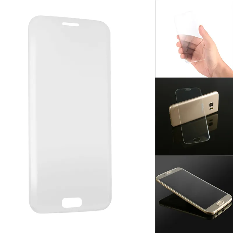 9h 0.3mm 3D Curved 3D Full Screen Coverage Tempered Glass Protector för Smasung Galaxy S6 Edge Plus No Package