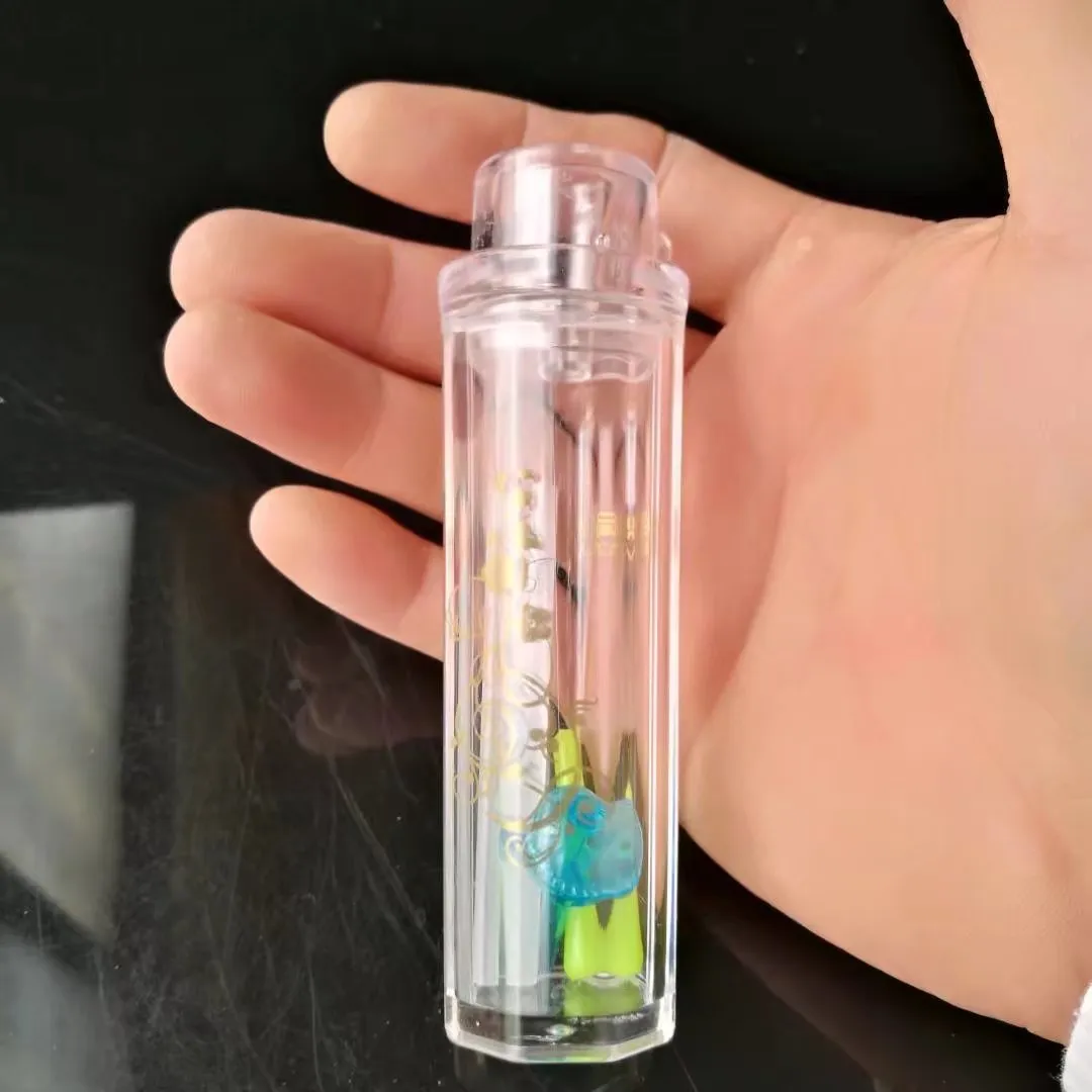 Accessoires pour bangs en verre mini pot Pipes à fumer en verre colorées multicolores Meilleure cuillère à la main