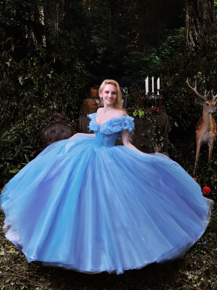 chinese dress ladies Cinderella Design Ball Dress