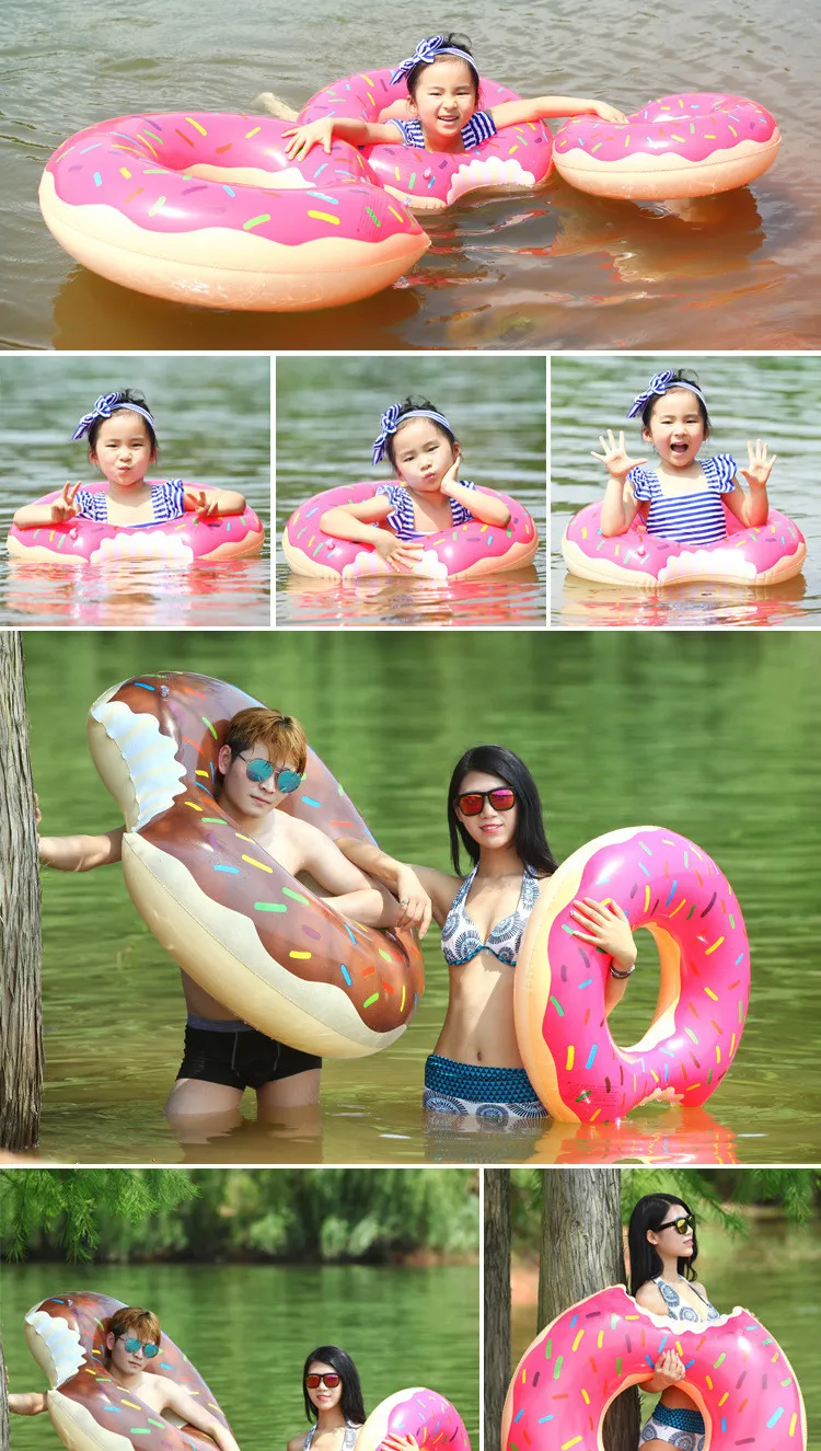 Swimming Float Inflatable Swimming Ring for kids and adult Pool Floats of Donut 30-120cm Inflatable Floats by DHL