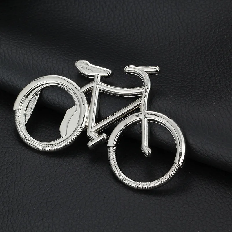 Retro vintage fietsvorm metalen bierflesopener wijnopener schattige sleutelketenopener met sleutelhanger sleutelhanger promotionele cadeau6092561