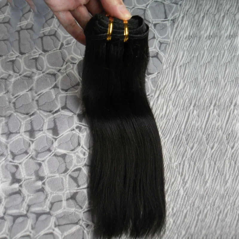 Черный перуанский прямо Девы волос 100 г человеческих волос Weave 1шт перуанский виргинский Weave волос,никакой линять, запутывают свободно