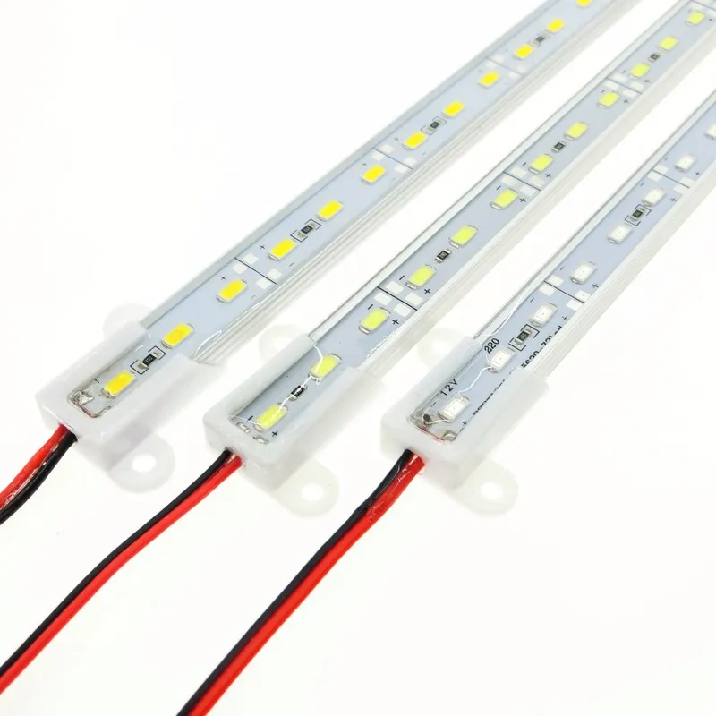 6xhard LED Şerit Sualtı Işık Su geçirmez IP68 5630SMD Serin Sıcak Beyaz Rijit Çubuk 36LEDS 05 Metre Aydınlatma Şeritleri 7 Renkli 5314397