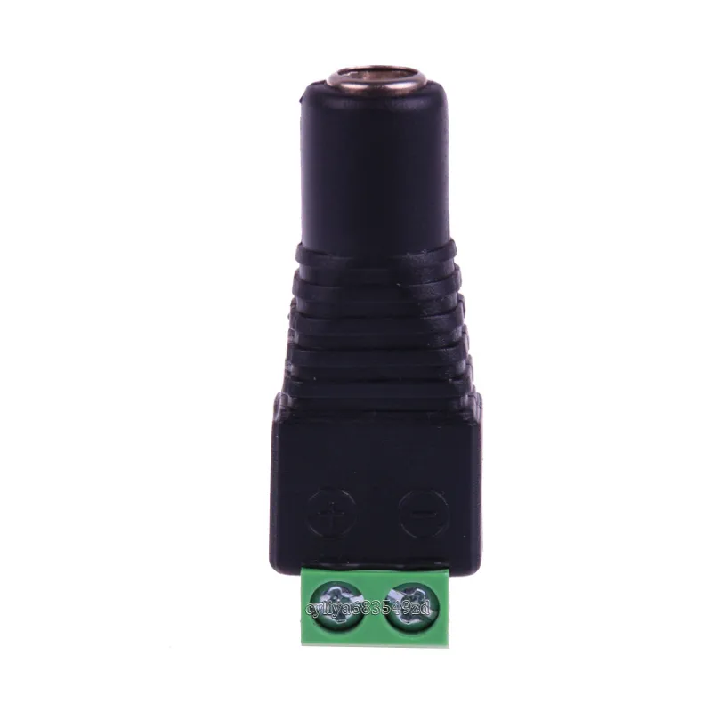 2.1x5.5mm DC Güç Kadın Tak Jack Adaptör Konnektör Tak CCTV LED Şerit Işık için sıcak yeni