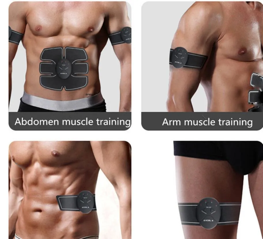 Smart EMS elektrische pulsbehandeling Massager Abdominale spiertrainer draadloze lichaamsvorm Fitness6907981