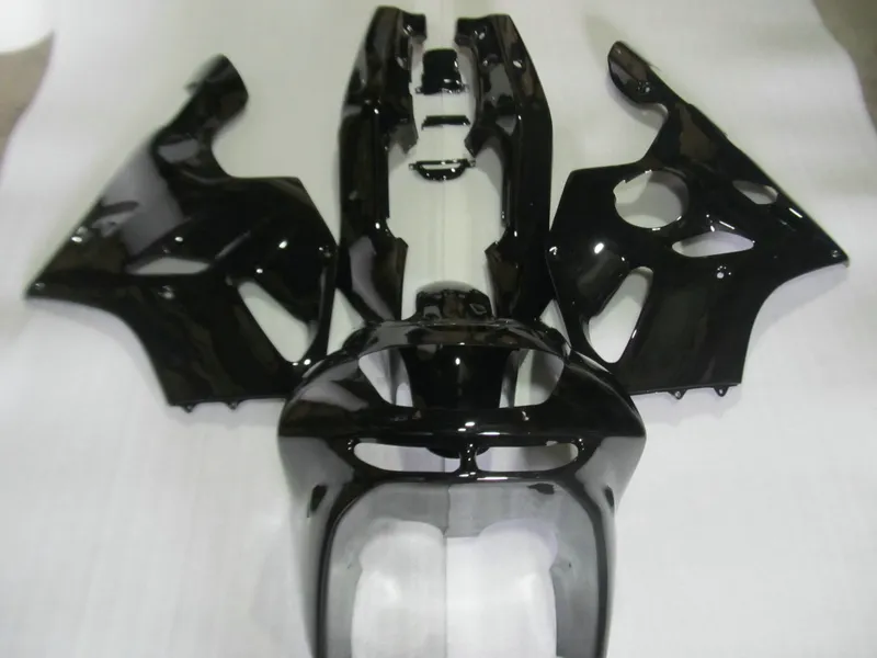 Kawasaki Ninja ZX6R için Ücretsiz Özel Satış Sonrası Fairing Kitleri 1994-1997 Siyah Vücut Tamir Fular Seti ZX-6R 94 95 96 97