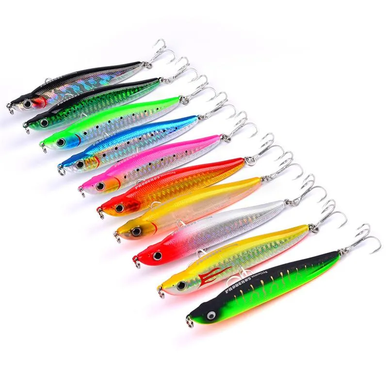 Pencil Wobbler Minnow Lure With 10cm Length And 15g Weight, Fly