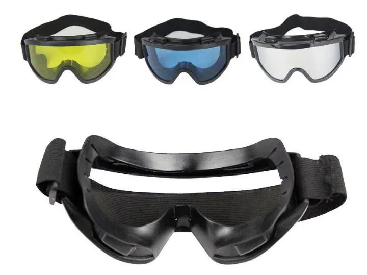Vindtät skidglasögon PC -objektiv med TPU -ram Motocross Sandproof Glasses Sporttaktiskt luftflöde lätt skidglasögon färger tillgängligt1535097