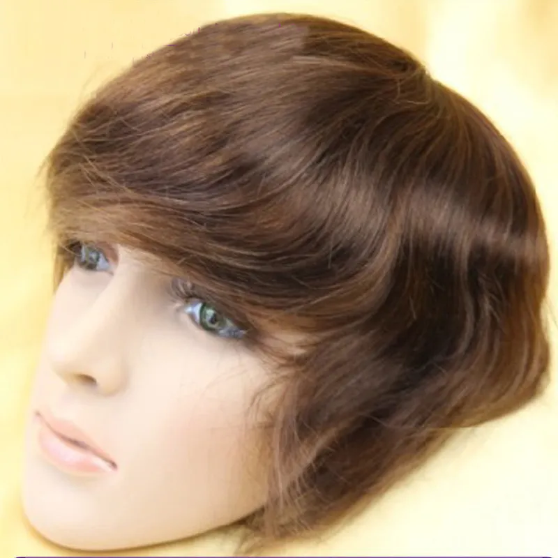 6x8inch 7x9 polegada 8x10inch super durável fina pele homens toupee wig mono base homens prótese de cabelo