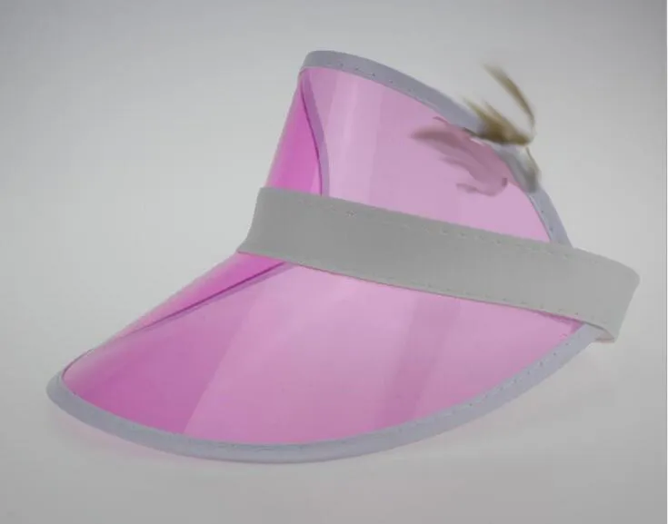 Néon rave pare-soleil rétro fête casquette visière en plastique chapeau de soleil rave festival déguisement poker bandeau