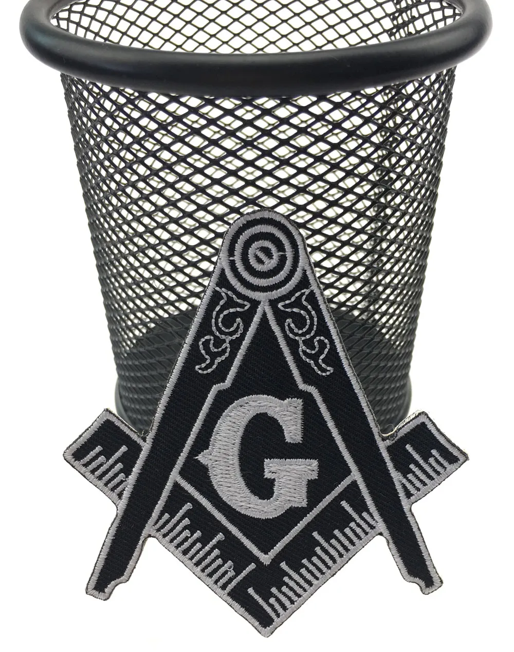 Gorąca wyprzedaż! Masońskie kompas Patch haftowane żelazne odzież Freemason Lodge Emblem Mason G Badge Sew na dowolnej odzieży bezpłatna wysyłka