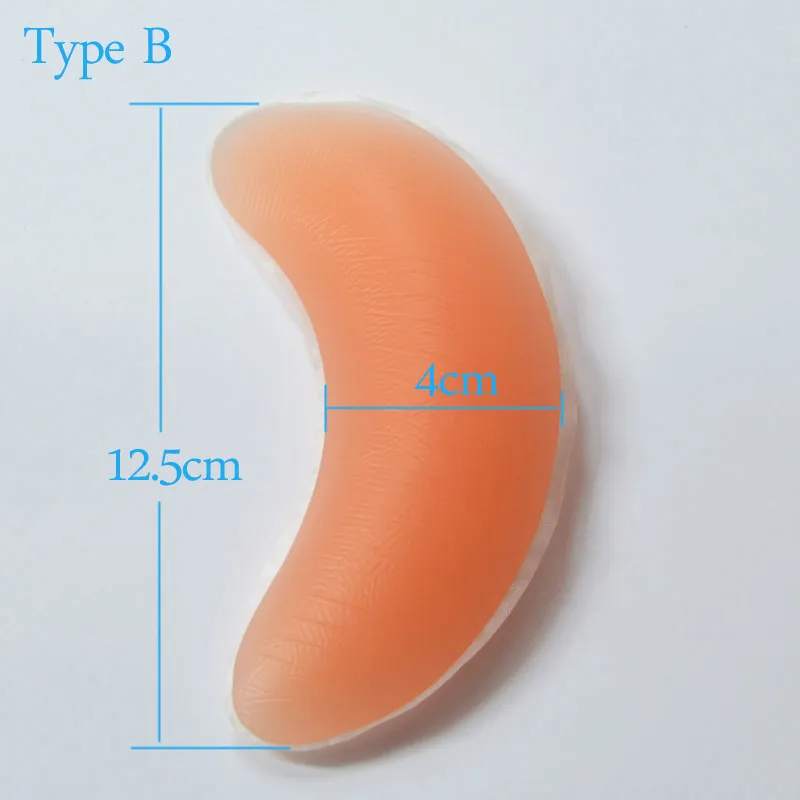 Silicone Bra BRAS Żel Wkładki Wkładki Padów Push Up Enhancer Pierś 100 Par / Pakiet Box