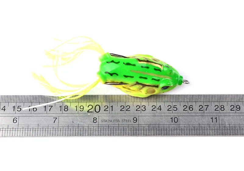 Fishing Tackle Artificial Ray Frog Bass Pesca Lure For Freshwater Fishing 135g 6cm Topwater Soft Baits7182468