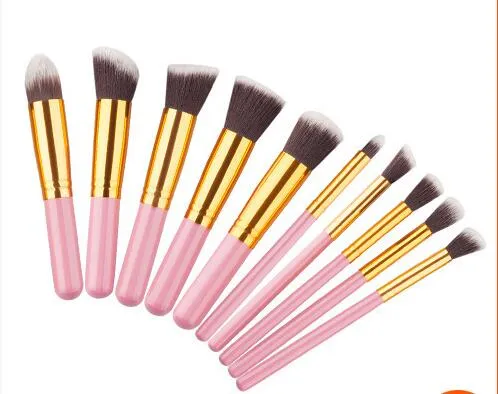 Brosse de maquillage de professionnel Définit les cches de sourcils cosmétiques ombres à ombre kit blush Draw String Makeup Tools9126396