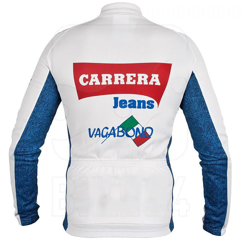 2022秋の男性Carrera Cycling Jersey長袖自転車運動サイクリング服シン吸い上げ服2xS-6XL