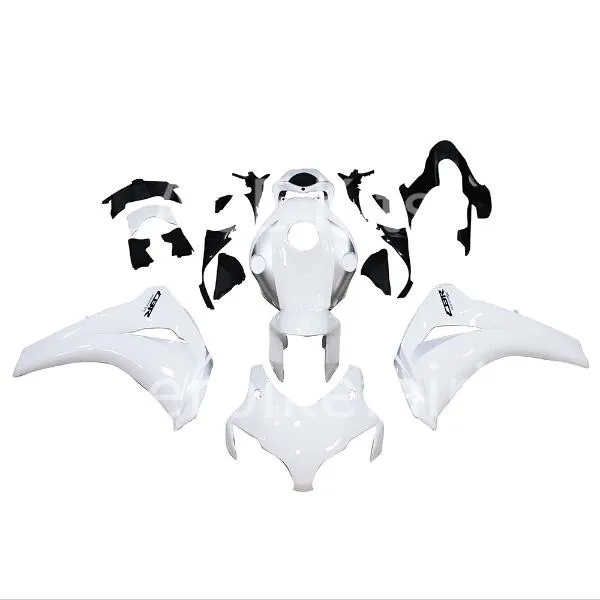 3 cadeaux gratuits pour Honda CBR1000RR 08 09 10 11 1000RR 2008 2009 2010 2011 Kit de carénage complet de moto par injection plastique ABS blanc classique A =