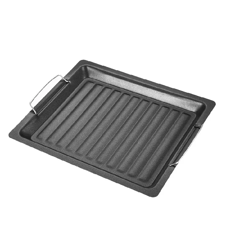 Groothandel - Outdoor grillschijf, Gaiabbq-B126,1 PC's, groot bakken glazuur in een pan van houtskool antis-stick Pan barbecue gereedschap accessoires