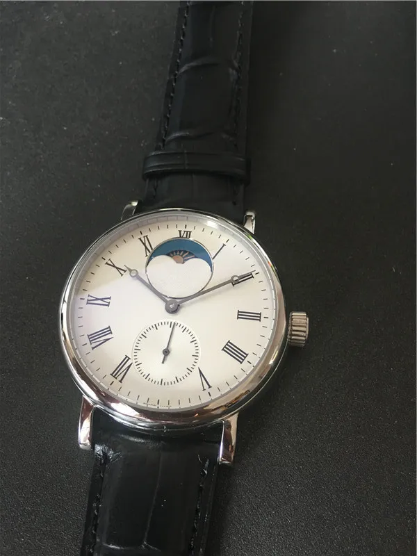 Mens Black Leather Automatic Dress Watch with Date Display from Dhgate  Wristwatches - price 197.27