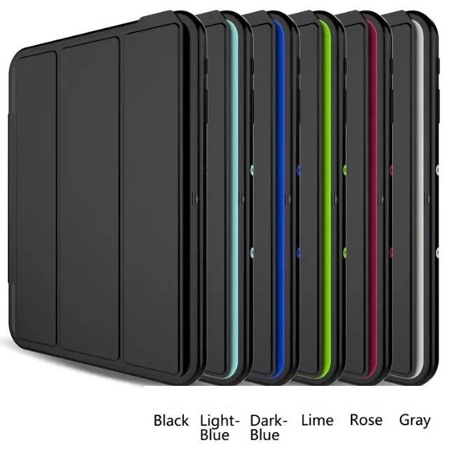 Heavy Duty Armor Impact Rugged Shockproof Hybrid Defender Case Auto Sleep Awake Cover FOR IPAD 2017 2018 pro 10.5 10.2 2019 2020 