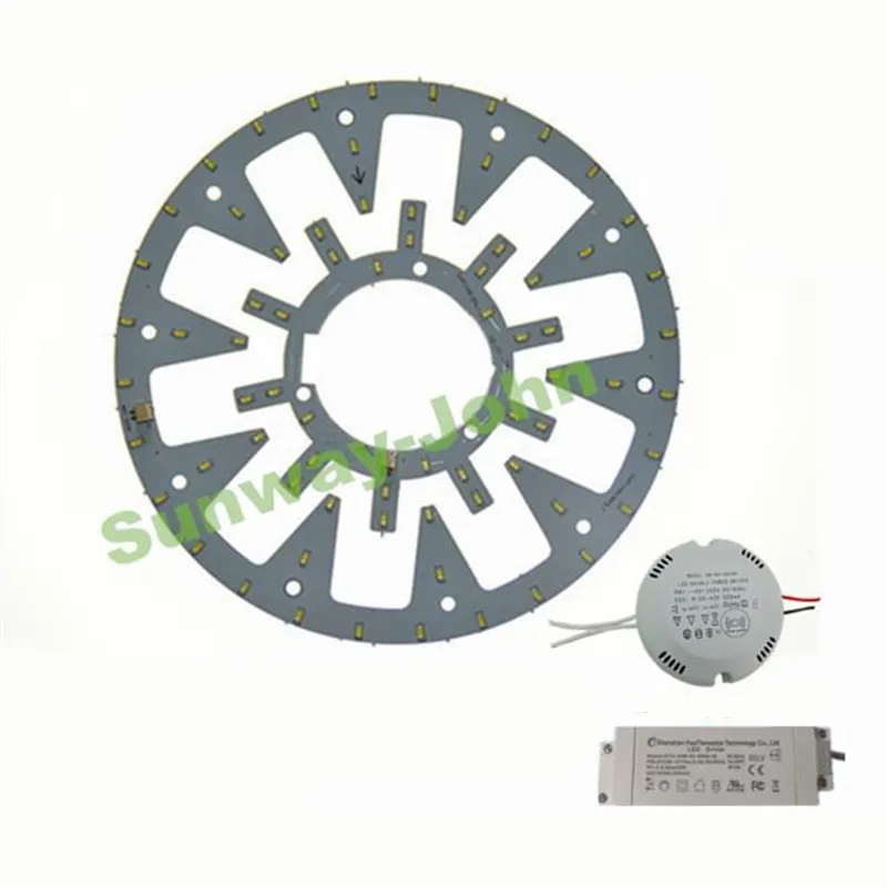 Nieuwe LED Cirkel Panel Licht Ronde Circulaire Plafondlamp SMD 5730 LED Board 10Watt 12W 15W 18W 21W 24 W + AC85-265V CE UL UL-stuurprogramma + magnetisch