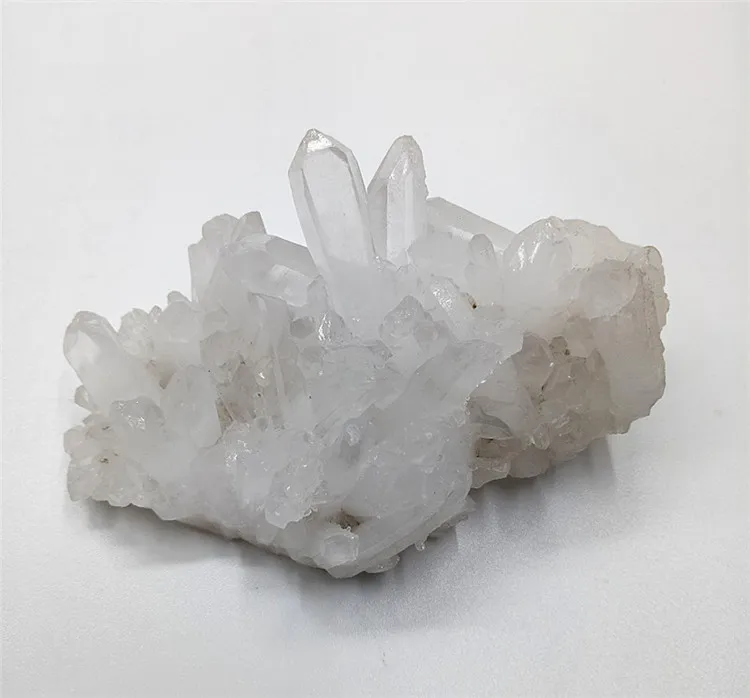 70 г натуральный прозрачный кристаллический камень Красивый белый кварцевый кристаллический кластер REIKI HEALING для украшения